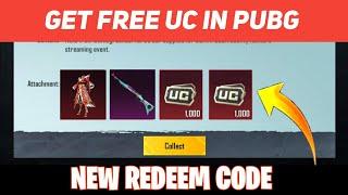 HOW TO GET FREE UC IN PUBG MOBILE TODAY PUBGM NEW REDEEM CODE