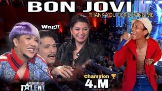 PILIPINAS Got Talent Audition  Part12  Bon Jovi Thank you for loving me kinilig ulit si Angel.