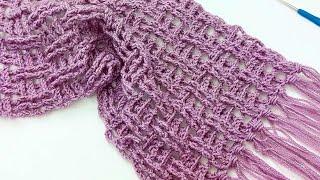 This shawl is very easy  crochet Etol shawl model making