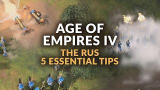 AGE OF EMPIRES 4  5 Essential Tips for Rus Faction Beginners Guide
