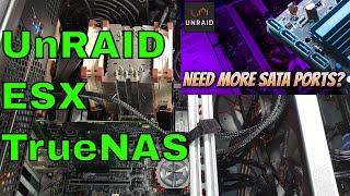 UnRaid SSD Array For VMs ESX TrueNAS - Ft. Silvestone