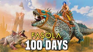 I Had 100 Days To Beat ARK Scorched Earth With Just Fasolasuchus
