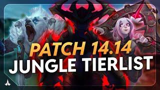 PATCH 14.14 SOLOQ JUNGLE Tierlist - League of Legends