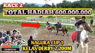 Pacu Kuda Ojek. NAGURA CUP 1. KELAS DERBY TOTAL HADIAH enam ratus juta rupiah