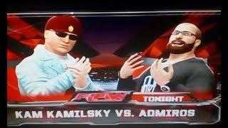 Kam Kamilsky v.s Admiros  WWE Match