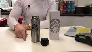 Термокружка Старбакс Steel 400 ml - Обзор от StarbucksShop