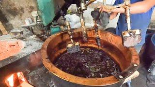 Halwa Making  World Famous Kozhikodan Halwa Recipe  1600kg Halwa Every Single Day  Sweet Meat.