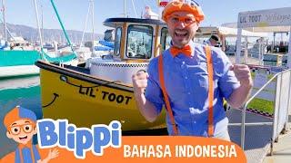 Blippi Naik Perahu  Blippi Bahasa Indonesia - video anak-anak