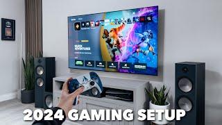 My 2024 Gaming Setup & Living Room Tour