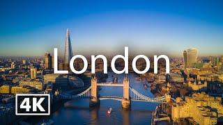 London 4K  City tour with Calm Music