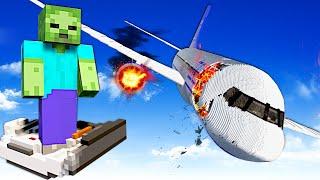 MINECRAFT ZOMBIE CAUSES PLANE CRASH Teardown