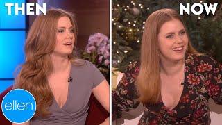 Then & Now Amy Adams First vs. Last Appearances on The Ellen Show