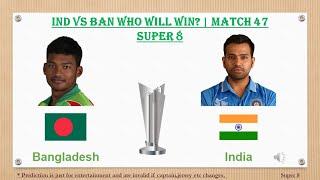 IND vs BAN Astrology Prediction  Match 47 Winner Prediction  T20WC24