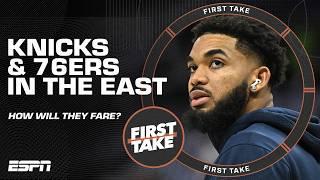 KAT & the Knicks vs. Joel Embiid & the 76ers How the East will stack up this season   First Take