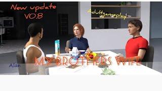 *My Brothers wifeNew Update V0.8LuluTVAdultgameplay