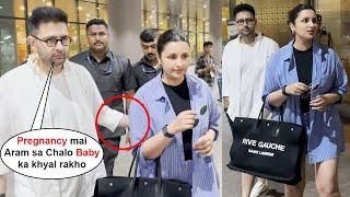 Raghav Chadha Taking Care Pregnant Parineeti Chopra in Public