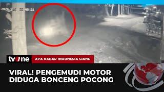 HOROR CCTV Pengendara Motor Bonceng Pocong di Kulon Progo  AKIS tvOne