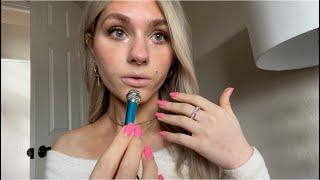 ASMR Tracing My Face and Jewelry Mini Mic