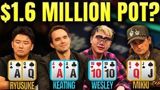 $35000 Straddle?? Alan Keating Has POCKET ACES in Wild Hand