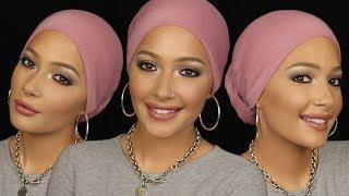 Full Affordable MauveNude Glam Tutorial  Nura Afia