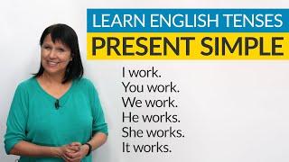 Learn English Tenses PRESENT SIMPLE