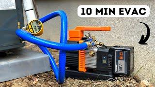 How To Pull A Vacuum In Less Than 10 Minutes   - The BEST Way-