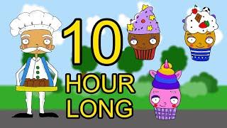10 HOUR The Muffin Man Nursery Rhyme  The Muffin Song  Brand New Version