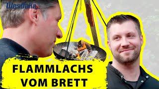 Flammlachs vom Brett  Einfach kochen mit Starkoch Hendrik Kleist  Westfalia