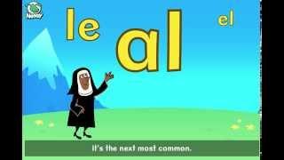 Nessy Spelling Strategy  Learn to use suffixes -le -al -el with the Singing Nun  Educational Song