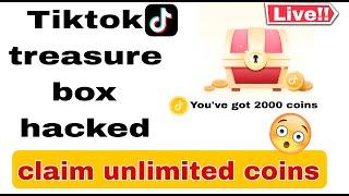 Get Unlimited Coins From Treasure Box On TikTok - Real Trick-2024#tiktoktreasurebox #unlimitedcoin