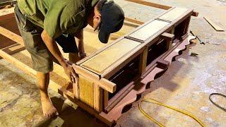 Watch A Shoeless Carpenter Build $3000 Wooden Dresser  Amazing Mr.Van Woodworking Craft Furniture