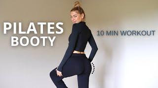 10 MIN. PILATES BOOTY WORKOUT  sculpting & pumping - Knee friendly No Squats