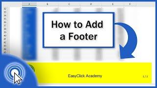 How to Add a Footer in Excel Text Picture Page Numbers and More