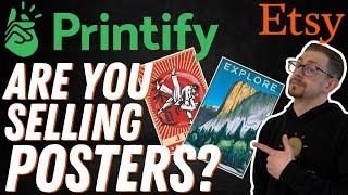 Printify Poster Review - Sell Print on Demand Posters