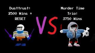 Who is better? Dusttrust Vs Murder Time Trio  Undertale Judgement Day