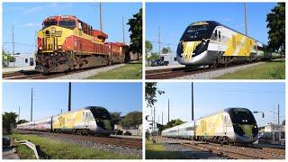 Brightline and FEC Trains in South Florida Part 1