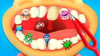 лечим зубки  мультик игра