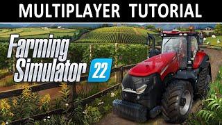 Farming Simulator 22  MULTIPLAYER TUTORIAL