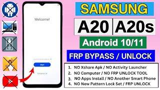 Samsung A20A20s Frp BypassUnlock Android 1011  Google Account Unlock Samsung A20A20s
