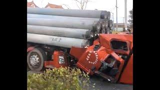 Truck fail compilation【E26】--Pure sound compilation of trucks failsTop dangerous moments of dumpers