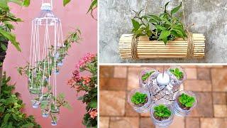 3 Beautiful Garden ideas Using Old Plastic Bottles