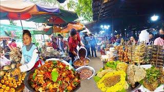 Palm Cakes Grilled Food  Market Food & More - Cambodian Street Food Compilation