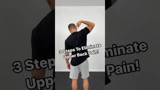 Fix Upper Back Pain FAST With These Three Exercises #shorts