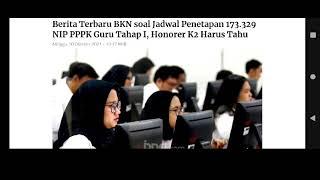 7 TAHAPAN PENETAPAN NIP PPPK 2021