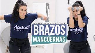 Ejercicios para adelgazar y tonificar brazos con mancuernas