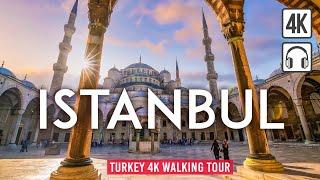 Istanbul TURKEY 4K Walking Tour - Captions & Immersive Sound 4K Ultra HD60fps