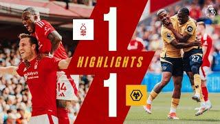 Nottingham Forest 1-1 Wolves  Premier League Highlights ️