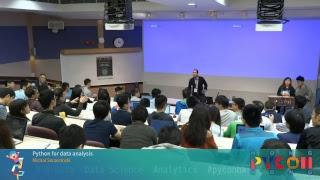 PyCon HK 2017 - Python for data analysis