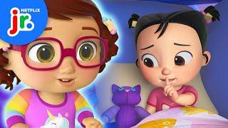 Bella and CeCes Pajama Party Song  CoComelon Lane  Netflix Jr