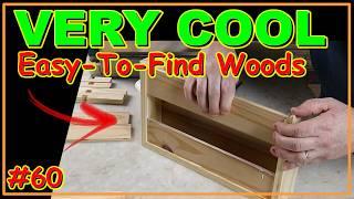 VERY COOL ITEM - MADE WITH EASY TO FIND WOODS VIDEO #60 #woodworking #woodwork #joinery
